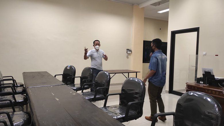 Plafon Runtuh, Pelayanan Publik GMSC Mojokerto Dipindah ke Lantai Tiga
