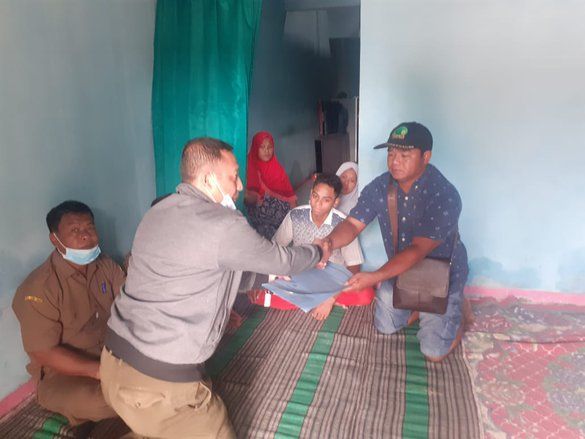 Pemkab Mojokerto Beri&nbsp;Santunan Duka Keluarga Muhammad Afiansyah