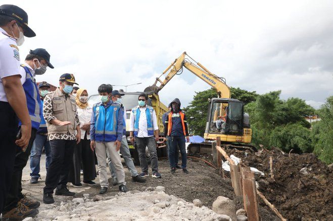 Perbaikan Ruas Tol Perak-Waru yang Ambles Ditarget Selesai 9 Hari