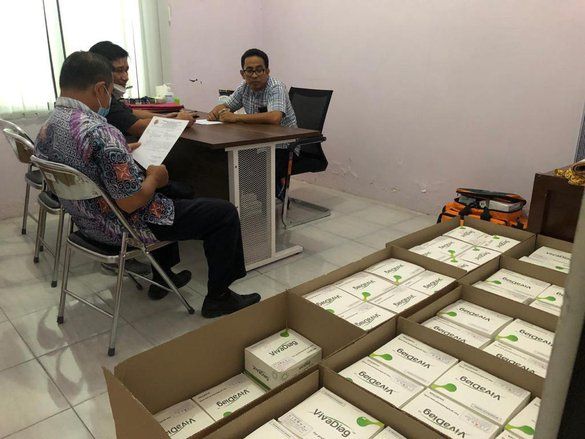 Hampir Kedaluwarsa, Ribuan Alat Rapid Test Antibodi di Mojokerto Ditukar