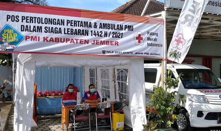 Lebaran, PMI Jember Buka 5 Posko Pelayanan Kesehatan