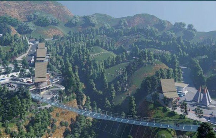 Wisata Seruni Point Gunung Bromo Segera Dibangun Jembatan Kaca