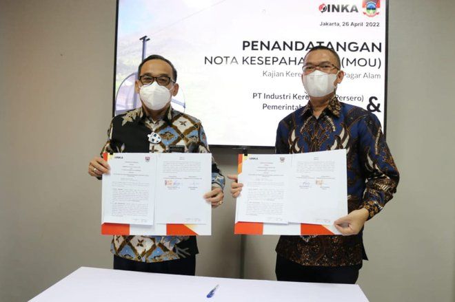 PT INKA Segera Kaji Kereta Gantung di Sumsel