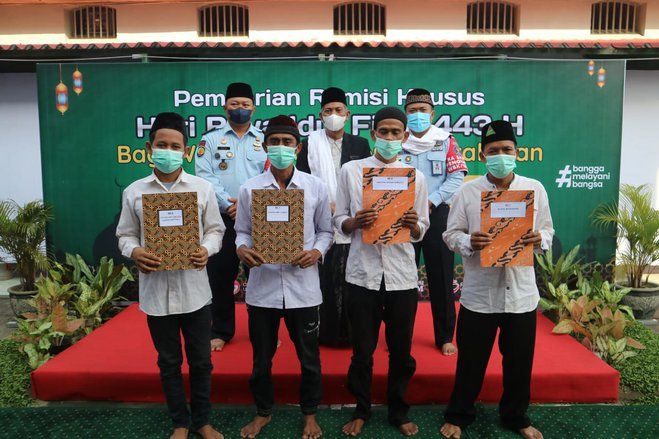 362 Warga Binaan Lapas Mojokerto Dapat Remisi Lebaran, Empat Orang Bebas