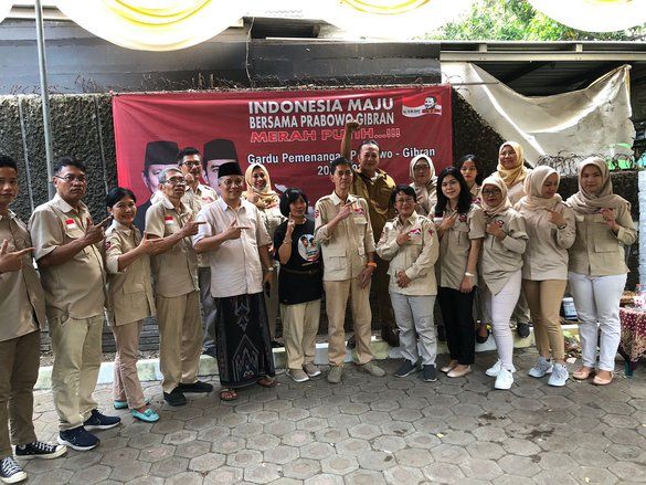 Relawan Prabowo Mojomerto Dirikan Posko Pemenangan  