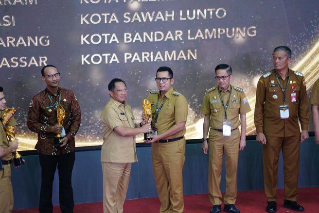 Raih Predikat Kota Terinovatif IGA 2023, Pj Walikota Mojokerto Ali Kuncoro: Berkat Inovasi Berdampak&nbsp;