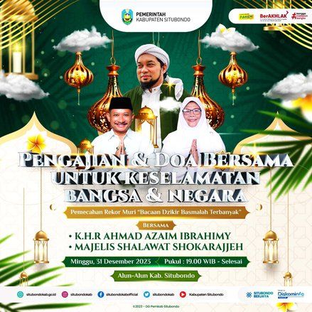 Pemkab Situbondo Gelar Pengajian Akbar, Diproyeksi Pecahkan Rekor MURI