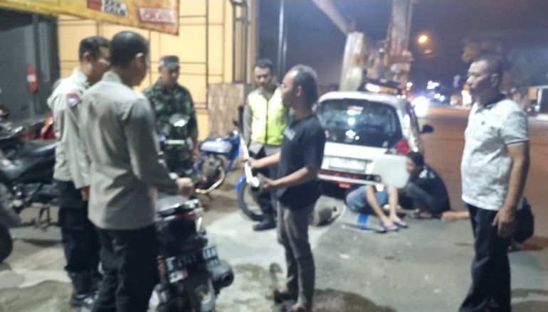 Polisi dan TNI Razia Motor dan Mobil Berknalpot Brong di Mojokerto