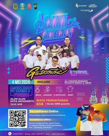 Pemkot Mojokerto akan Gelar SOMA Nite Run, Berlari Menelusuri Jejak Majapahit