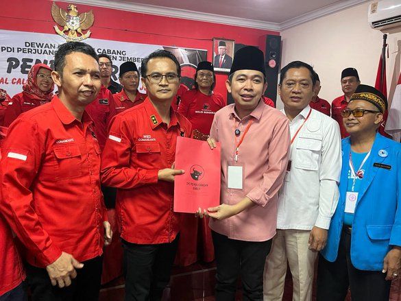 Politikus Peraih Suara Terbanyak se-Indonesia Daftar Bacabup Jember lewat PDIP