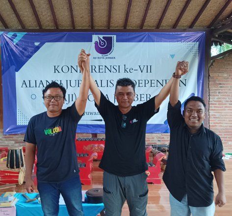 Ulil-Andi Ketua-Sekretaris AJI Jember Terpilih, Bertekad Jaga Independensi