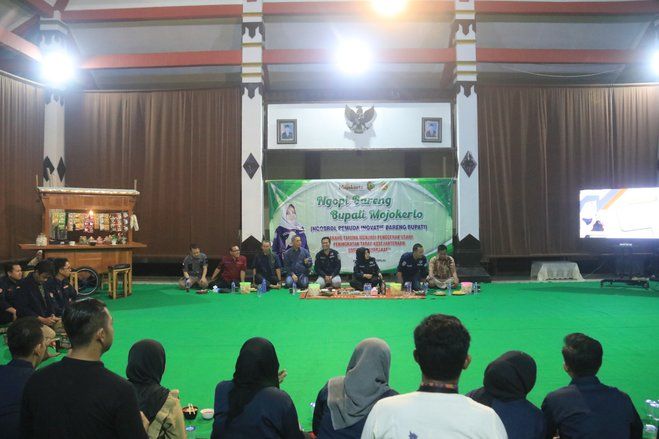 Ngopi Bareng di Kutorejo, Bupati Ikfina Ingin Aktifkan Peran Karang Taruna Aktif di Masyarakat