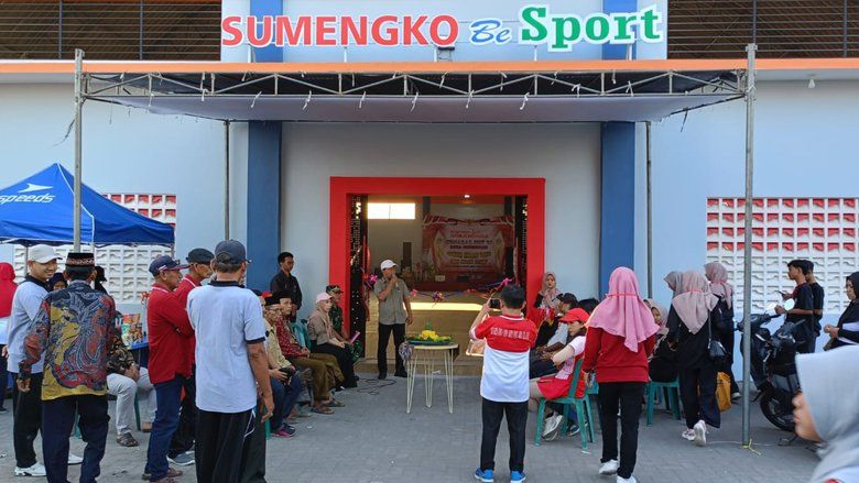 Tingkatkan PADes, Pemdes Sumengko Duduksampeyan Resmikan Sumengko Be Sport 