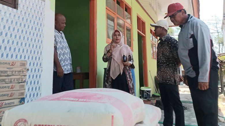 Pakai Dana Desa, Pemdes Katimoho Gresik Bangun Kelas MI/RA Mahalul Ulum