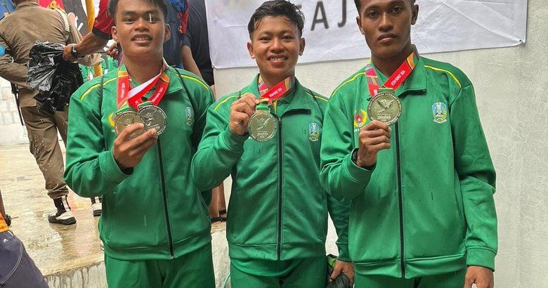 Tiga Atlet Arung Jeram Kabupaten Probolinggo Sumbang Perak di PON XXI Aceh-Sumut