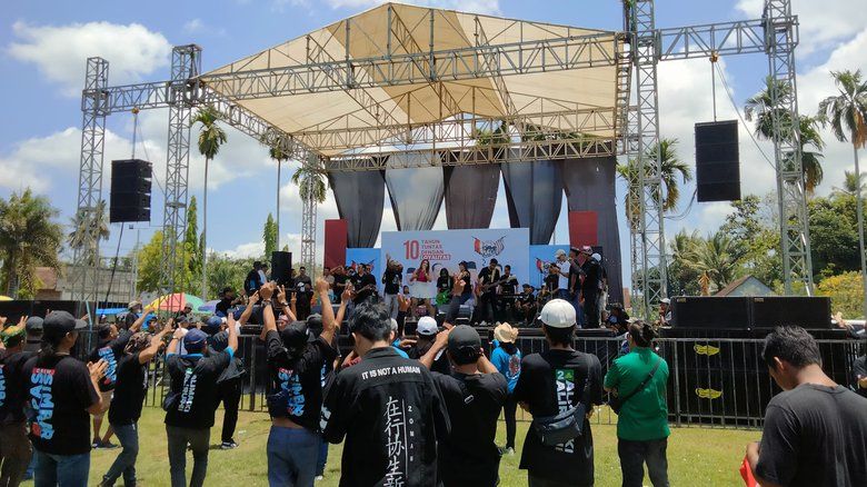 Relawan Rejo Semut Ireng Gelar Tasyakuran Pelantikan Prabowo-Gibran di Banyuwangi