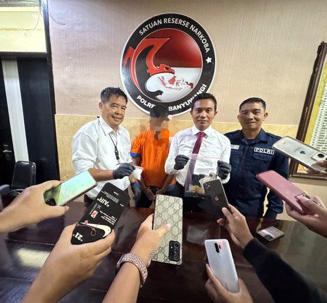Peredaran Sabu Libatkan Perangkat Desa, Polresta Banyuwangi Buru Pemasok dari Madura