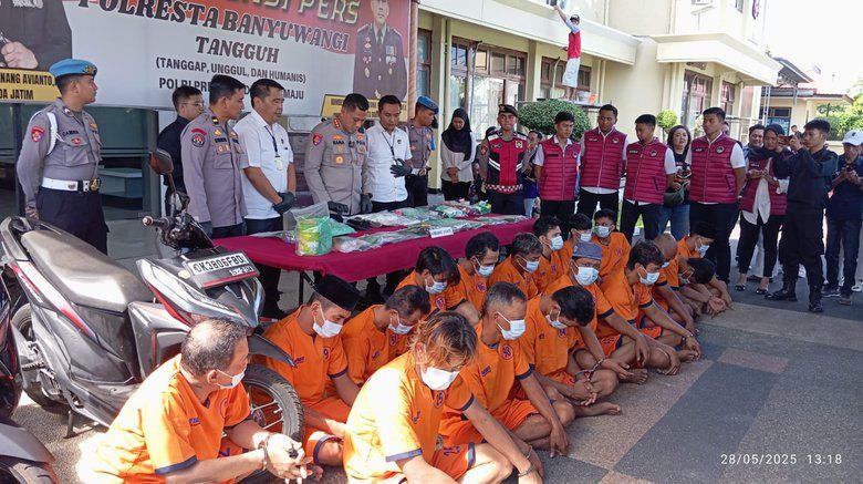 Polresta Banyuwangi Sita 2,4 Kilogram Sabu, Dibeli dari Bekasi dan Jakarta