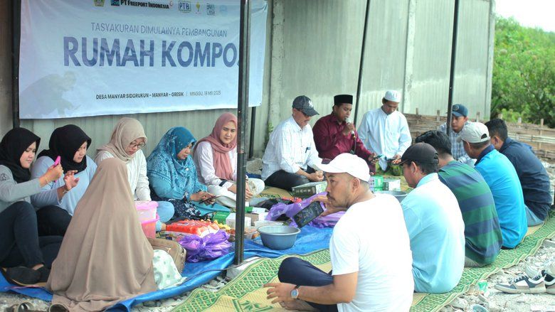 PTFI Wujudkan Ekonomi Sirkular lewat Pendirian Tiga Rumah Kompos di Gresik