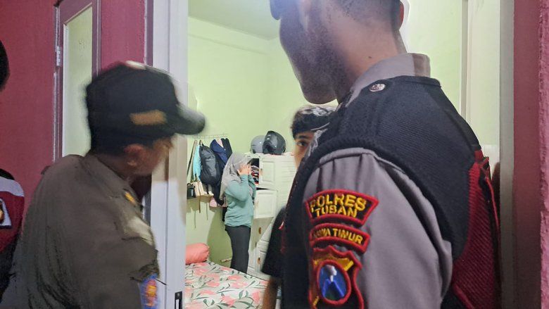 Razia Homestay di Tuban, Tim Gabungan Amankan Tiga Pasangan Bukan Suami Istri