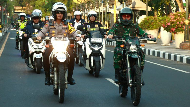 Jaga Keamanan, Polres dan Kodim Gresik Gelar Patroli Skala Besar