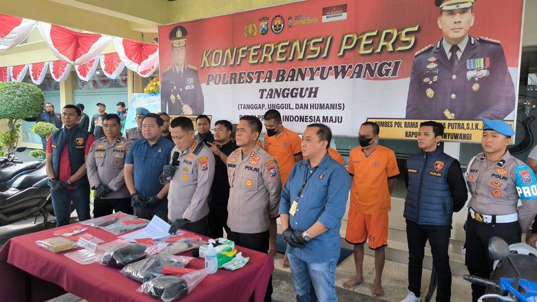 Polresta Banyuwangi Ungkap Sindkat Penggelapan dan Curanmor&nbsp;