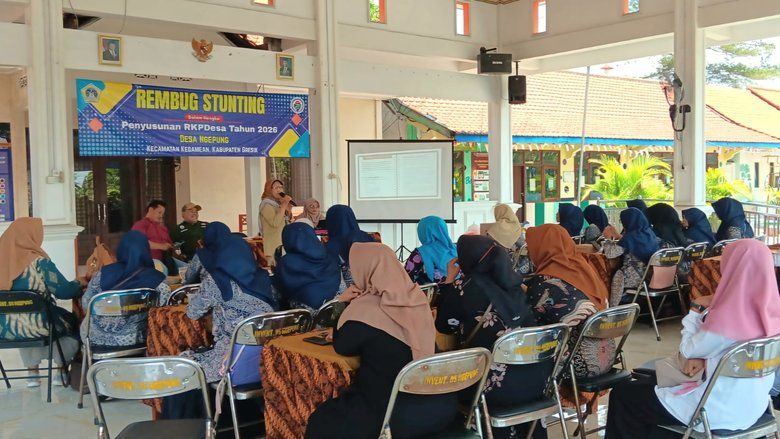 Menuju Desa Bebas Stunting, Pemdes Ngepung Jadikan Program Prioritas RKPDes 2026