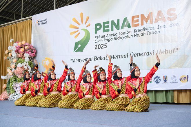 Harlah Yayasan Hidayatun Najah Tuban, Ribuan Anak Ikuti PENAEMAS 2025