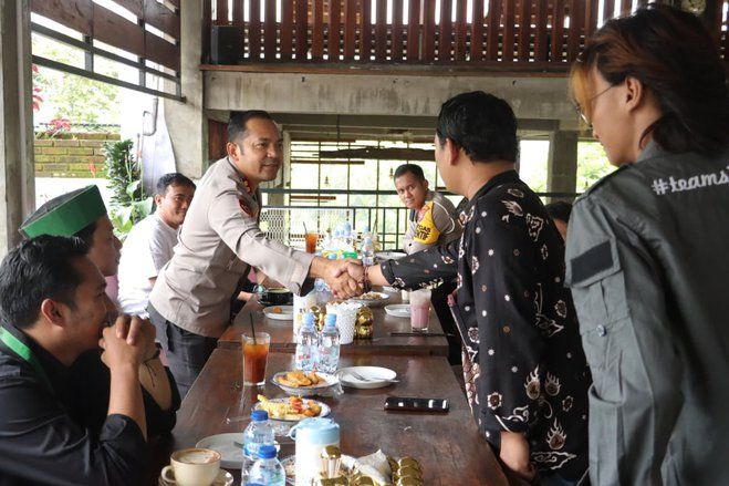 Perkuat Sinergi, Kapolres Mojokerto Gelar Dialog dengan Organisasi Mahasiswa