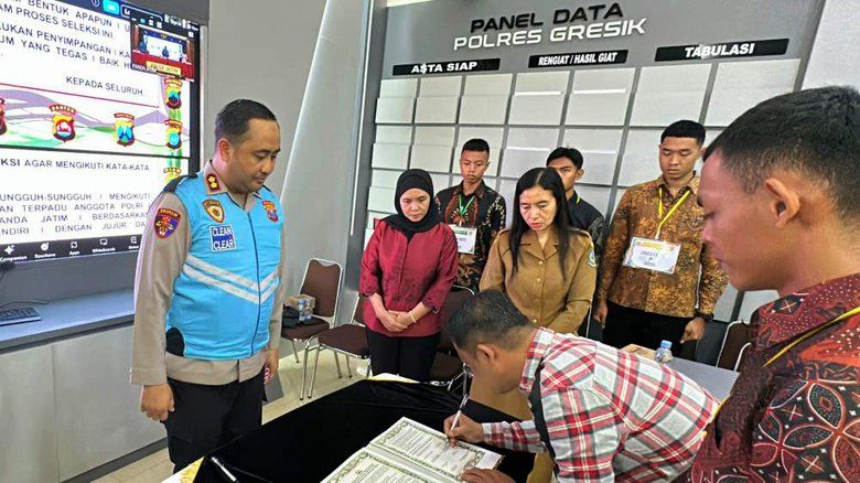 Jamin Transparansi Rekrutmen, Polres Gresik Gandeng Lembaga Eksternal
