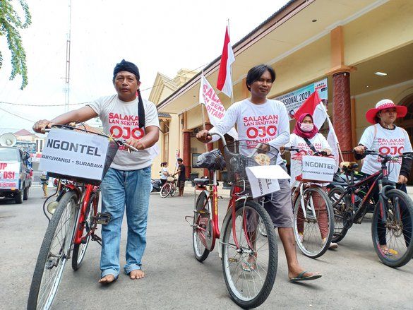 Warga Banyuwangi Penolak Tambang Emas Ancam Mogok Makan