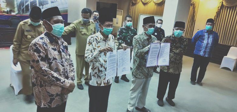 Forkopimda dan Ormas Keagamaan Gresik Sepakat Ibadah Massal Ditiadakan