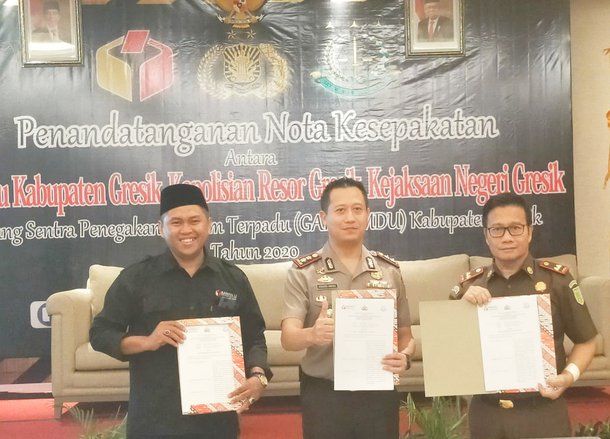 Sentra Gakkumdu Pilkada Gresik Siap Tindak Pelanggaran Pidana Pemilu