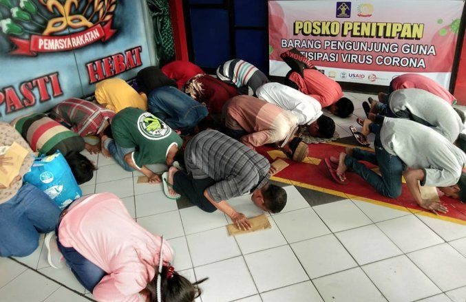 Kurangi Risiko Covid, 44 Napi Rutan Gresik Dibebaskan