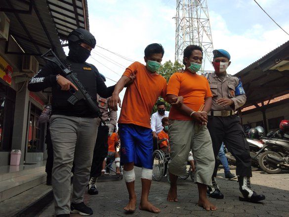 Polresta Mojokerto Ringkus Gerombolan Pelaku Curanmor Antar Kota