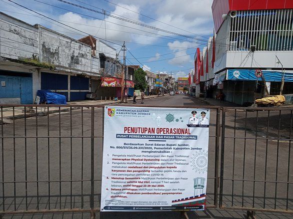 Pedagang di Jember Keluhkan Penutupan Pasar, Pemkab Akan Menata Ulang