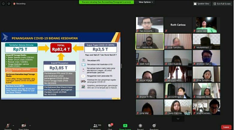 BKF Sosialisasi Kebijakan Fiskal Pemerintah di tengah Pandemi Covid-19