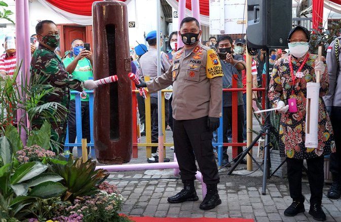 34 Kampung Tangguh Semeru Wani Jogo Suroboyo Diresmikan