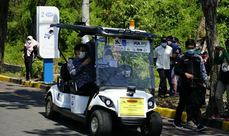 i-Car, Mobil Listrik Pintar Tanpa Pengemudi Karya ITS