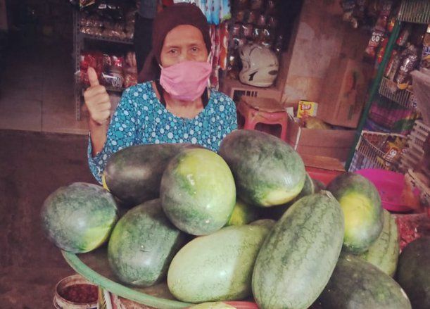 Pasar Dringu Probolinggo Layani Belanja Online