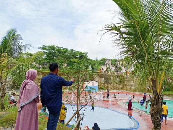 Terapkan Prokes, Wisata Setigi Tambah Wahana Baru Kolam <em>Banyu Gentong</em>