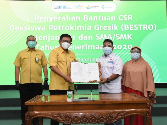 Masa Pandemi, Petrokimia Kembali Beasiswa Full Cover Senilai 1,7 Miliar