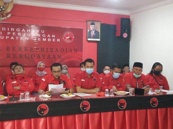 Kalah Pilkada, PDIP Jember Jadi Oposisi Kontrol Bupati dan Wakil Bupati Terpilih