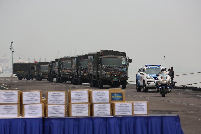 Bantuan Kemanusiaan dari Surabaya untuk NTT Diberangkatkan