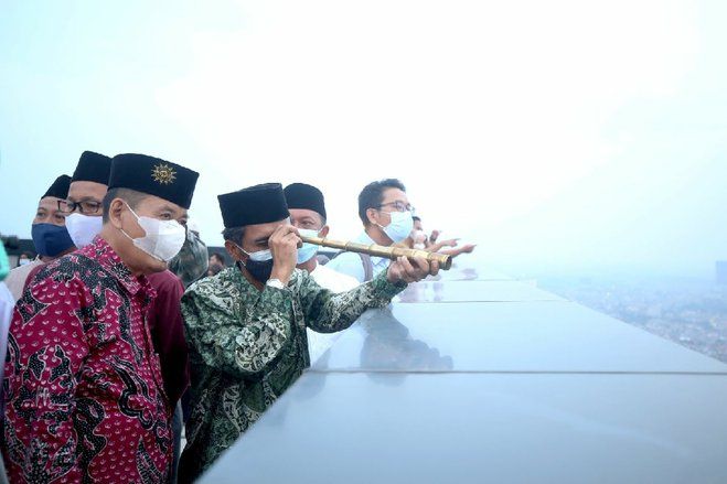 Rukyatul Hilal di Surabaya Berlangsung di Gedung Setinggi 200 Meter