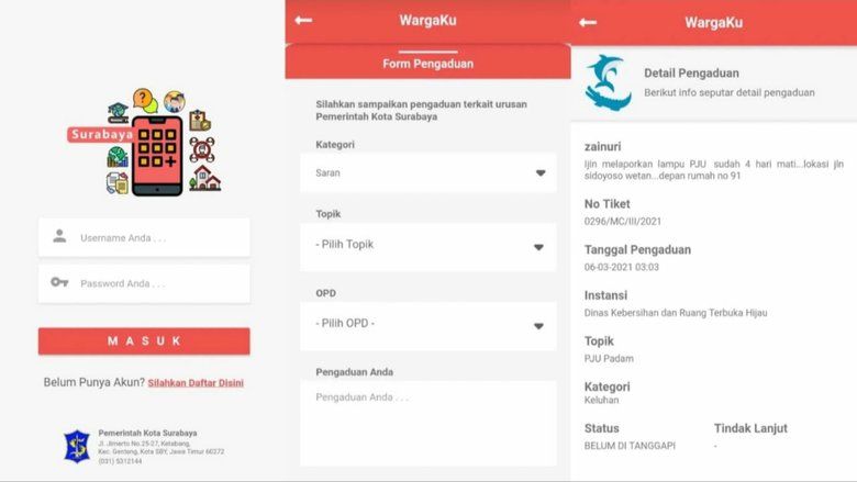 Dilengkapi Fitur Perizinan, Pengaduan lewat Aplikasi WargaKu Capai 2.369