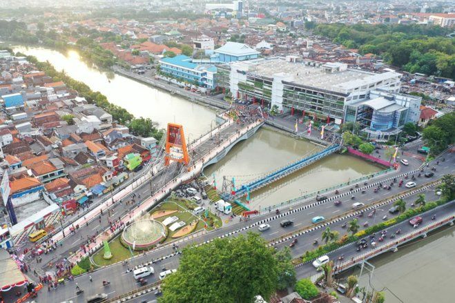 Urai Kemacetan Wonokromo, Berikut Rekayasa Lalu Lintas Jembatan Sawunggaling