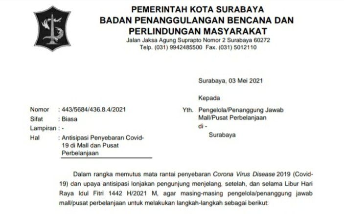 Pengelola Diimbau Kendalikan Kapasitas Orang di dalam Mal