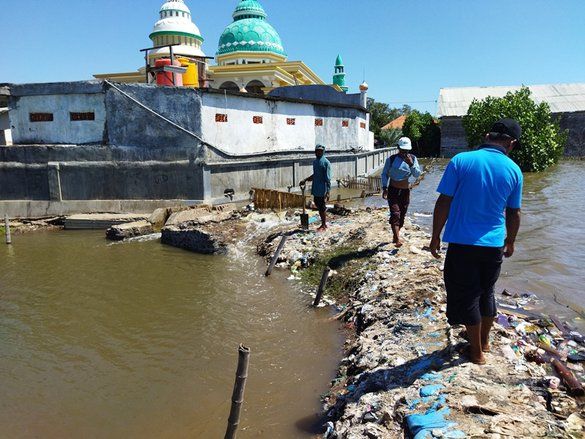 Tambak Garam Terimbas Banjir Rob, Panen Garam di Probolinggo Molor