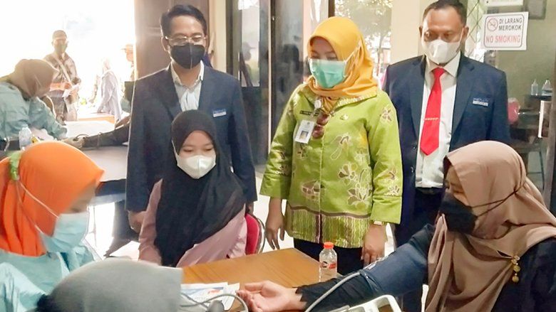 Peradi Gresik Gelar Vaksinasi Covid-19 dan Konsultasi Hukum Gratis